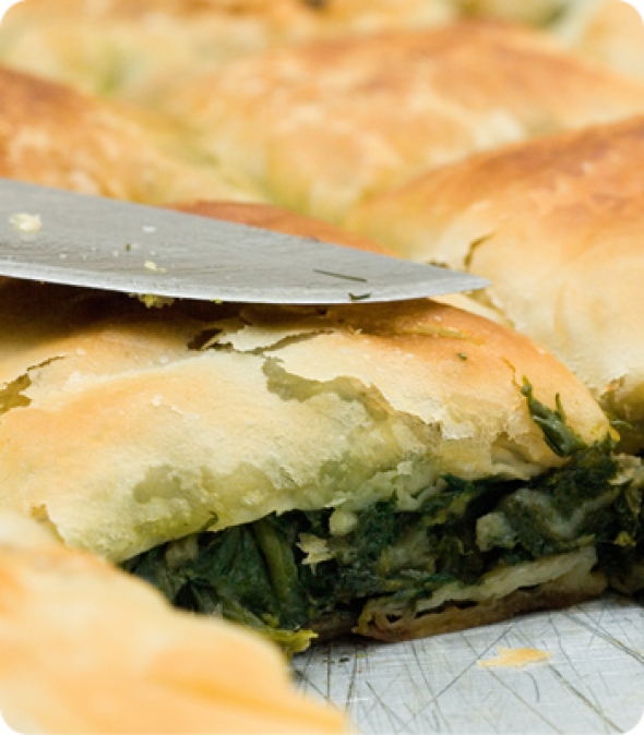 Vegan Creamed Spinach Puffs Recipe