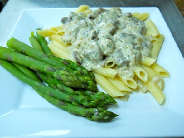 What’s For Dinner? Vegan Beef Stroganoff