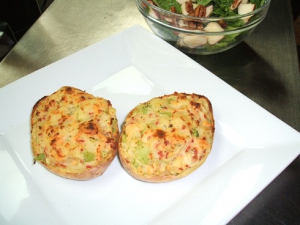 What’s For Dinner? Twice Baked Potatoes