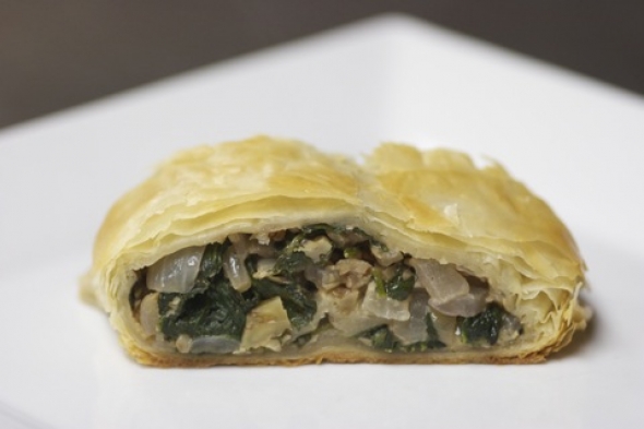 Spinach & Walnut Strudel