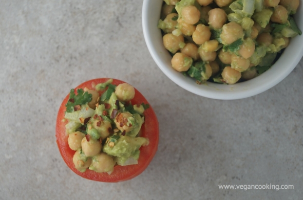 Chickpea Avocado Salad