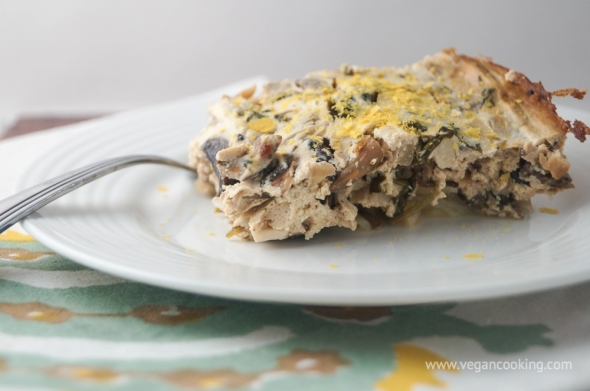 Slow Cooker Vegan Quiche