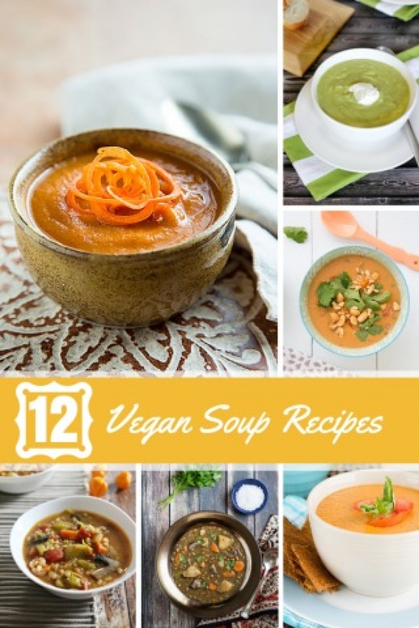 Tweleve Delicious Vegan Soup Recipes