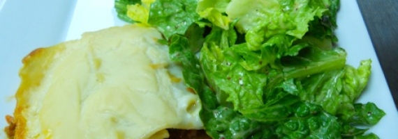 What’s For Dinner? Lasagna & Caesar Salad What’s For Dinner? Lasagna & Caesar Salad