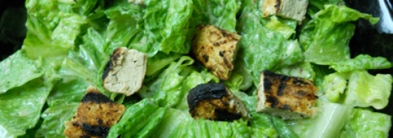 What’s For Dinner? Chick’n Caesar Salad What’s For Dinner? Chick’n Caesar Salad