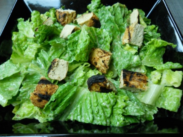 What’s For Dinner? Chick’n Caesar Salad