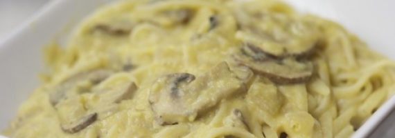 What’s For Dinner? Linguini with Mushrooms & Creamy Sauce