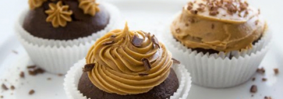 Perfect Vegan Combo — Chocolate Cupcakes with Coffee Icing! Perfect Vegan Combo — Chocolate Cupcakes with Coffee Icing!