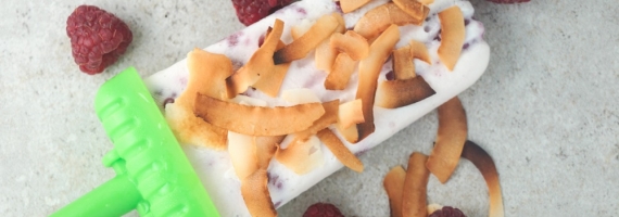 Coconut Raspberry Popsicles Coconut Raspberry Popsicles