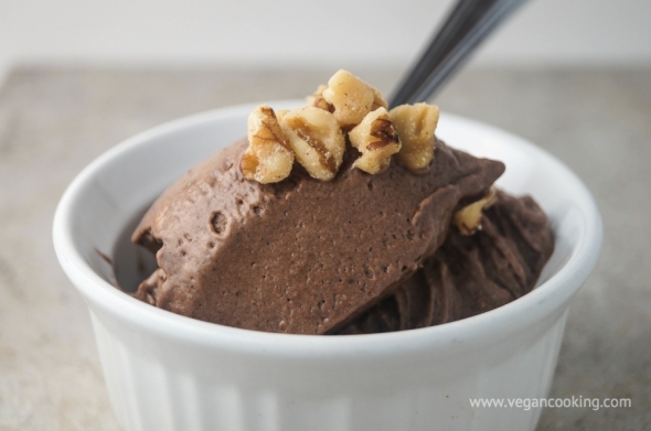 Dark Chocolate Peanut Butter Banana Vegan Ice Cream